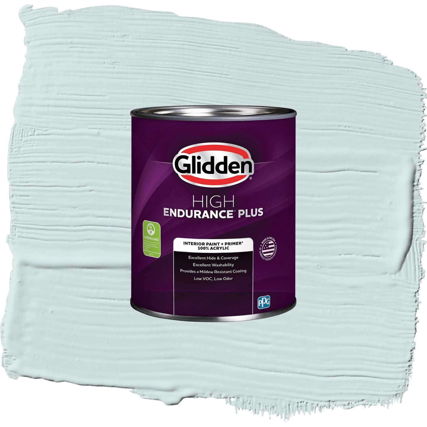 Glidden HEP Watery Blue / Aqua Eggshell Interior Paint with Primer, 1 Quart
