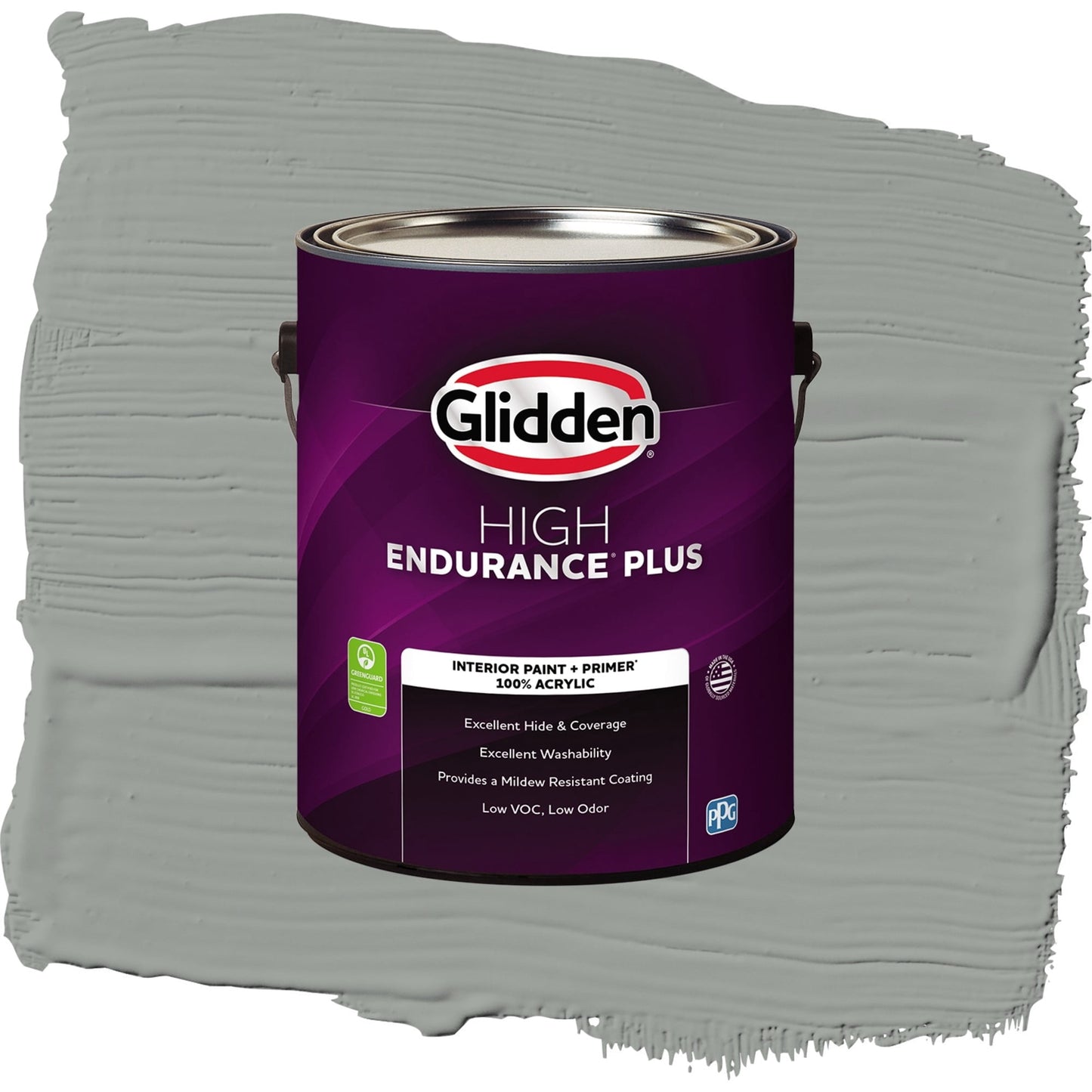 Glidden HEP Steel Curtain Interior Paint + Primer Semi Gloss , 1 Gallon