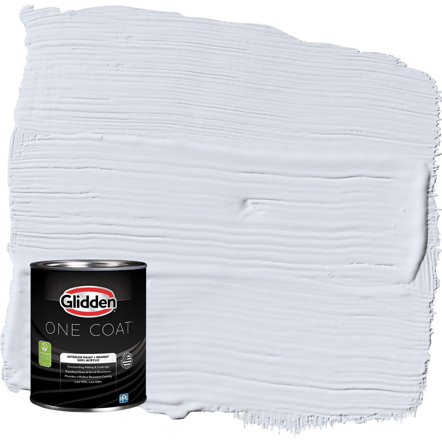 Glidden One Coat Irradiant Iris / Purple Semi-Gloss Interior Paint with Primer, 1 Quart