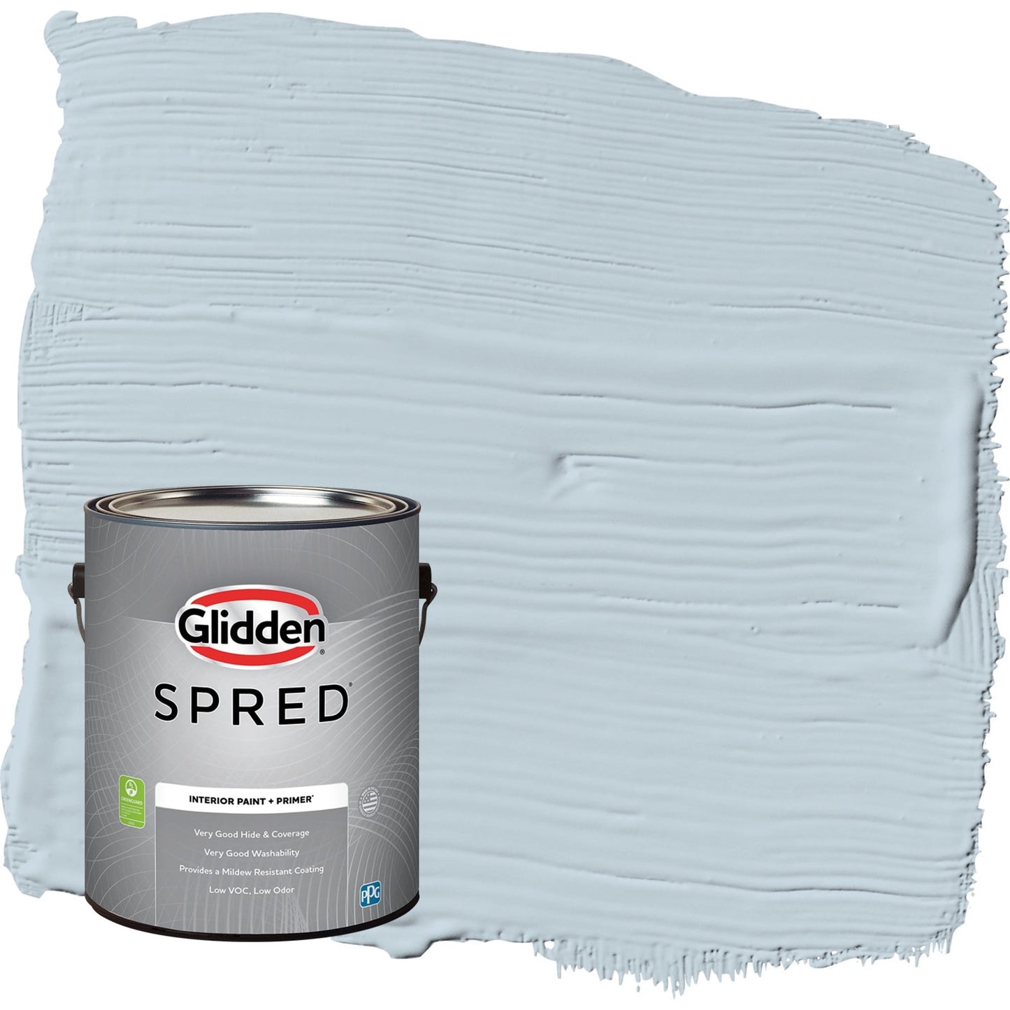 Glidden Spred Keepsakes / Blue, Flat Interior Paint with Primer, 1 Gallon