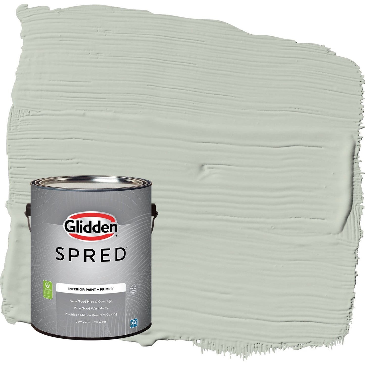 Glidden Spred Life Lesson / Green, Eggshell Interior Paint with Primer, 1 Gallon