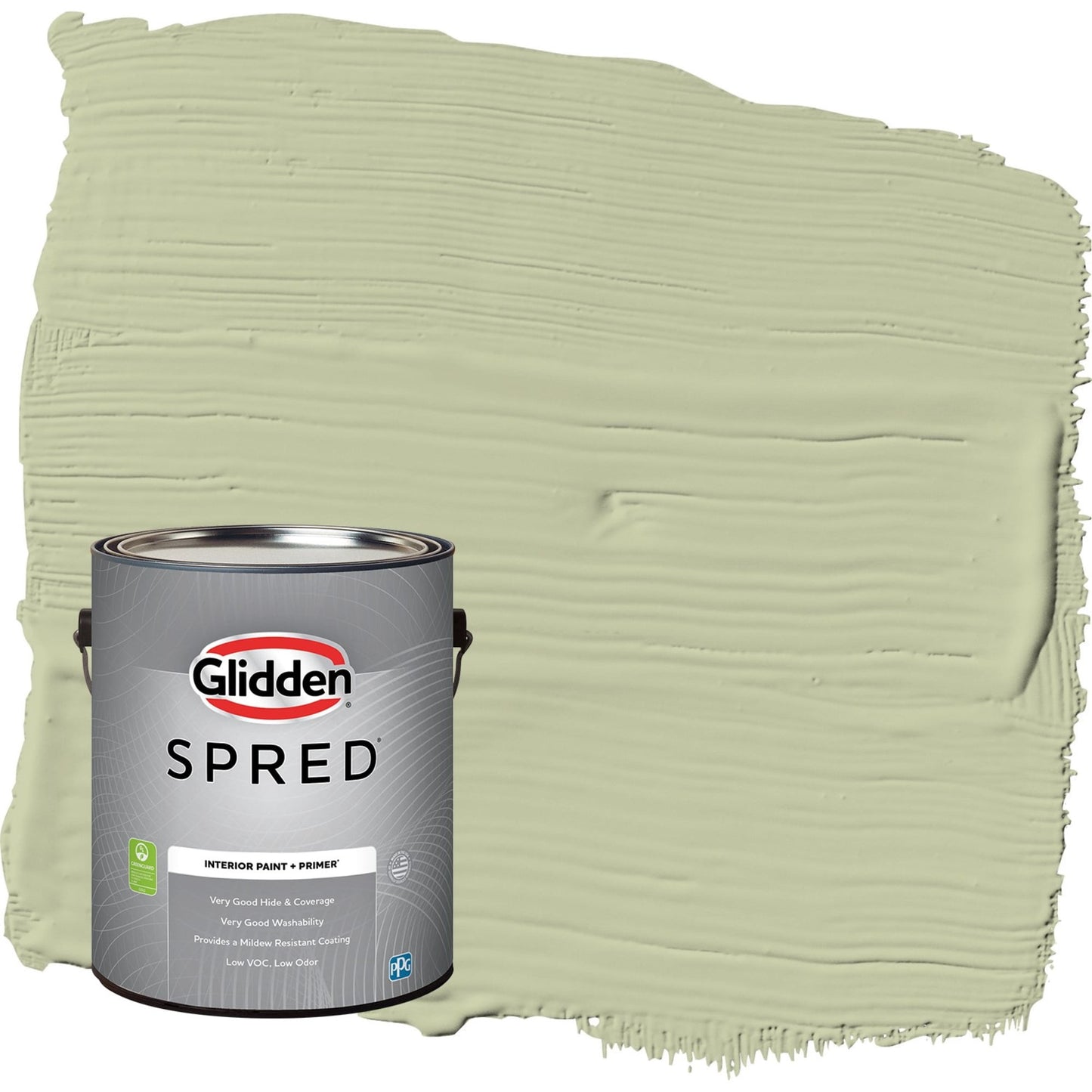 Glidden Spred Sage Splendor / Green, Eggshell Interior Paint with Primer, 1 Gallon