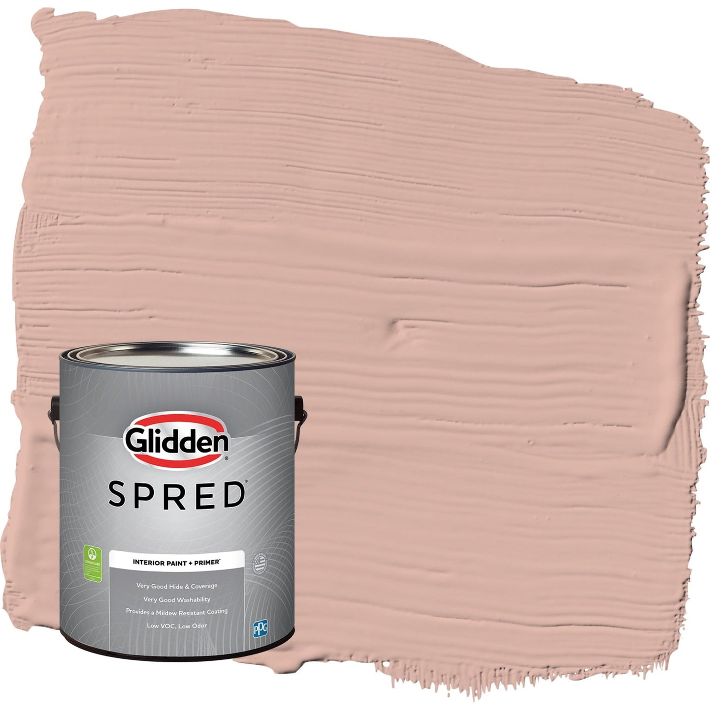Glidden Spred Sandpaper / Orange, Eggshell Interior Paint with Primer, 1 Gallon