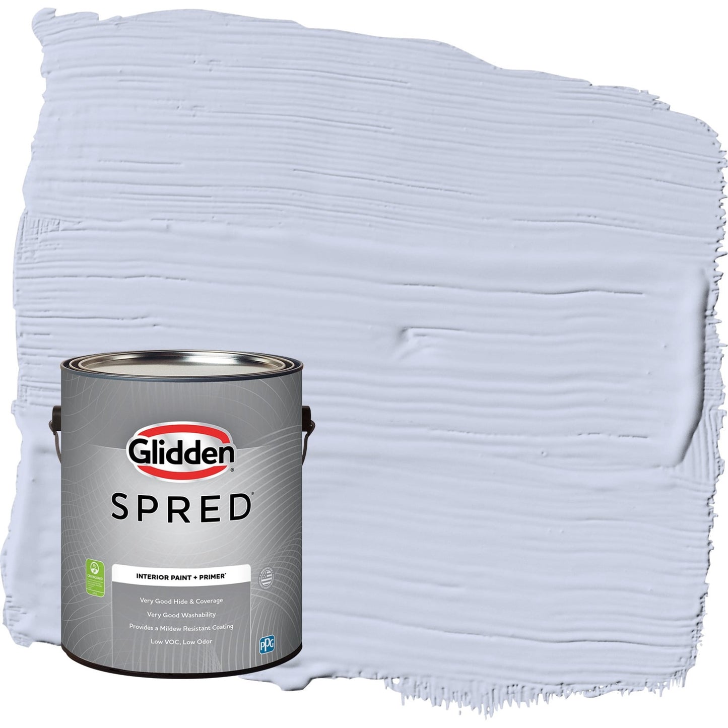 Glidden Spred Sweet Emily / Purple, Eggshell Interior Paint with Primer, 1 Gallon