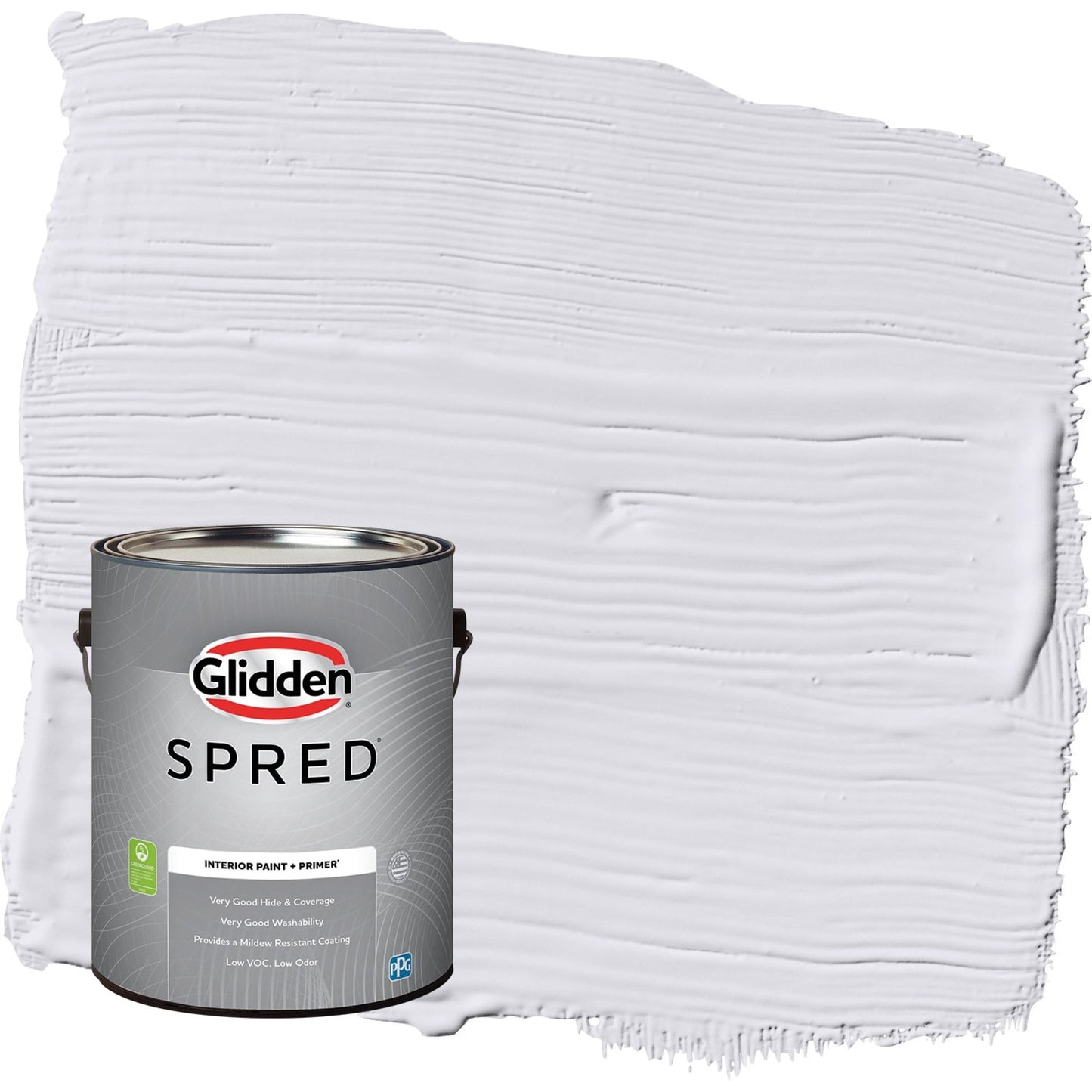 Glidden Spred Violet Echo / Purple, Eggshell Interior Paint with Primer, 1 Gallon