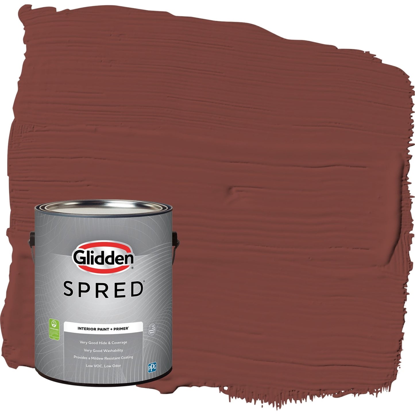 Glidden Spred Sweet Spiceberry / Red, Eggshell Interior Paint with Primer, 1 Gallon