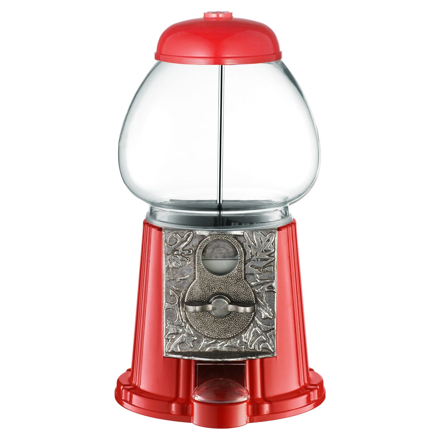 Great Northern Popcorn 11-Inch Coin-Operated Mini Gumball Machine (Red)