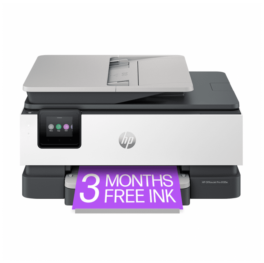 HP OfficeJet Pro 8135e Wireless All-in-One Printer with Bonus 3 Months Instant Ink