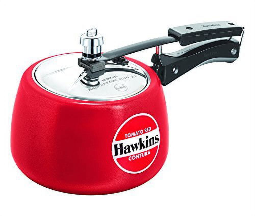 Hawkins CTR30 Ceramic Coated Contura Pressure Cooker, 3 L, Red