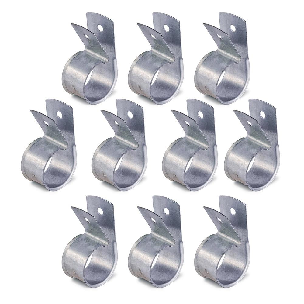 Highcraft 1 in. CPVC Wrap-Around Pipe Strap, Galvanized Steel (10-Pack)