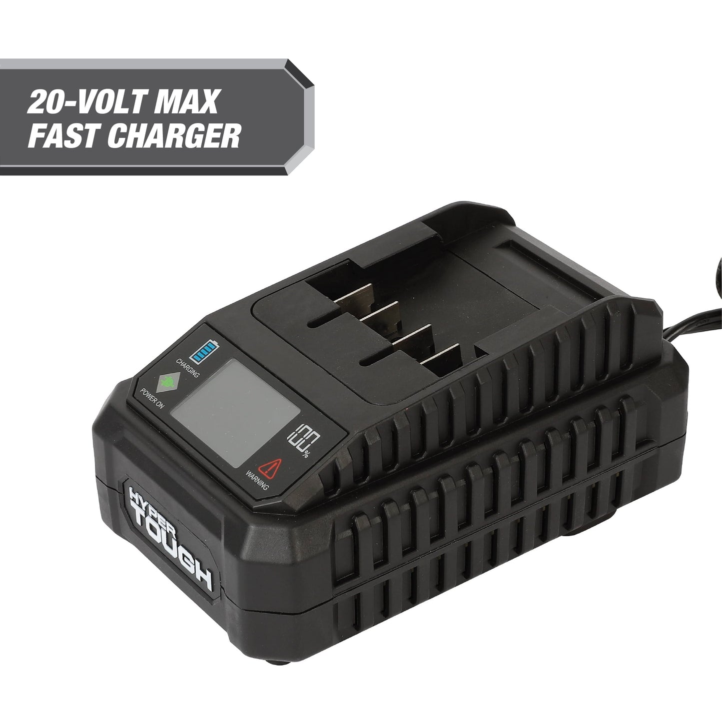 Hyper Tough 20V Max Fast Charger for Lithium-Ion Batteries