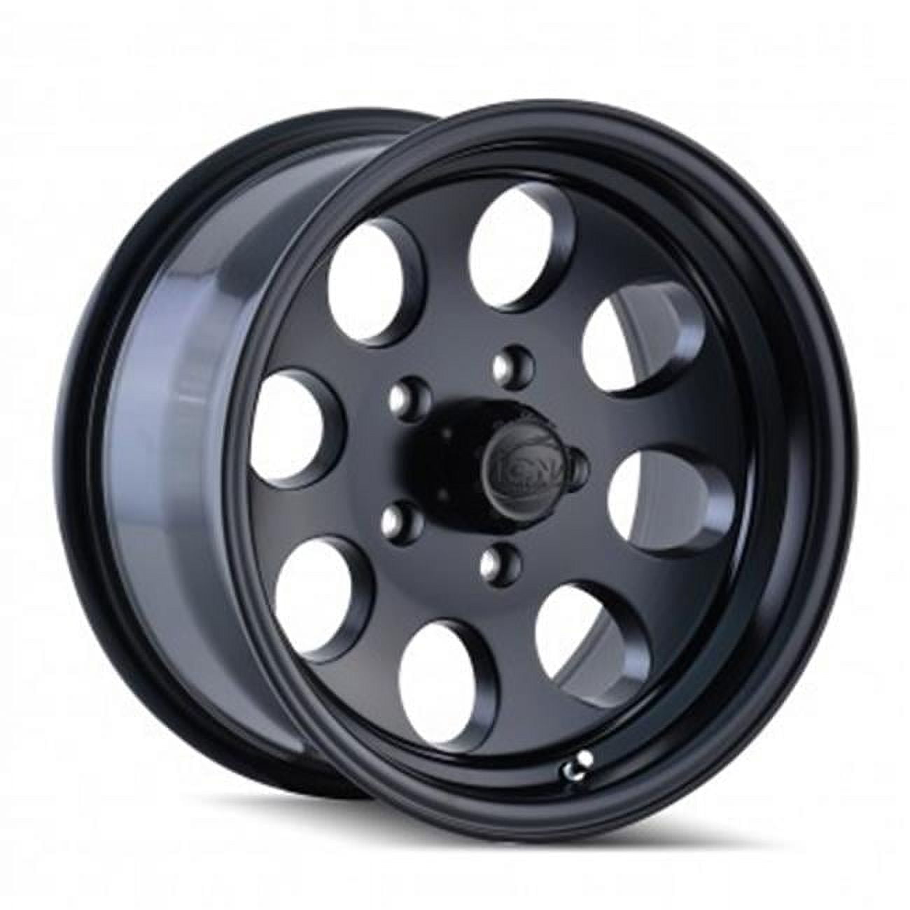 ION 5-114.3 PCD Matte Black Wheel - 16 in. x 8 in. - Matte Black