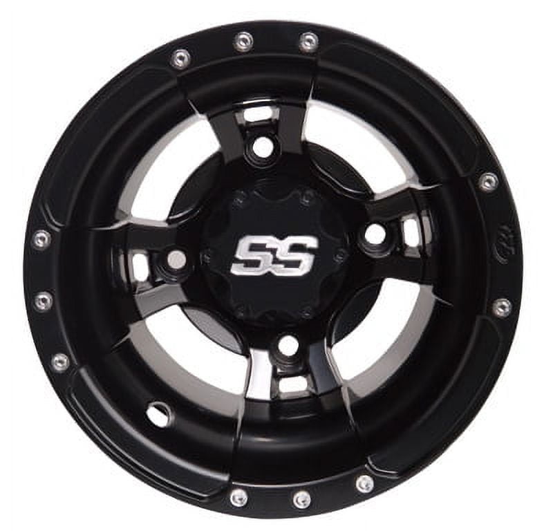 ITP SS112 Sport ATV Wheel Matte Black 10x5 (1028334536B)