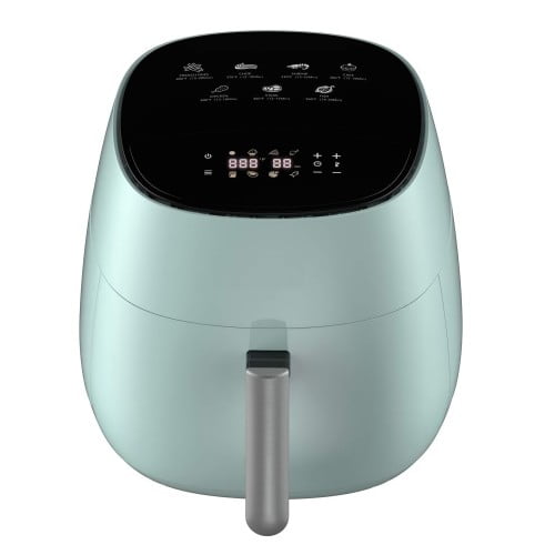Intexca 4L Air Fryer, 1400W Hot Air Circulation, 7 Preset Modes, LED Touch Screen, Non-Stick Basket, Auto Shut-Off, Oil-Free Healthy Cooking