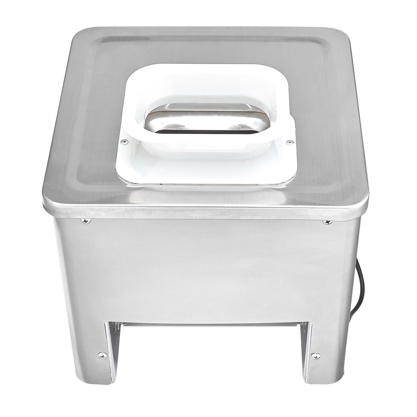 KFFKFF Food Slicing Device, 550W Power, 350 lb/h Capacity, Commercial Grade, Comprised of Stainless Steel, Adjustable Thickness from 2.5-10 mm, Ideal for Domestic Kitchen, Dining Establishments
