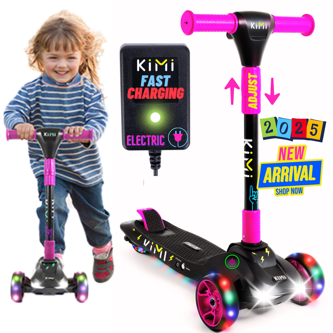 Kimi 3-Wheel Electric Scooter for Kids 3-9, 5MPH, 10 Miles