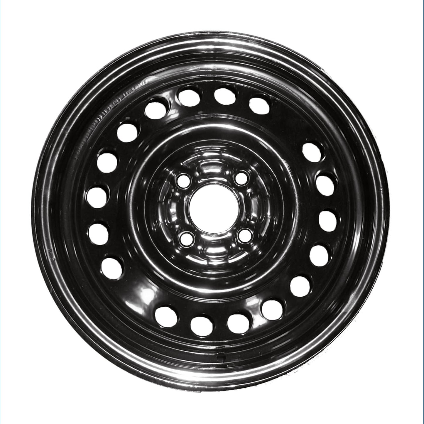 Kai Steel 15 X 5.5 in New Premium Replacement Wheel Replica, Black, Fits 2012 - 2018 Nissan Versa Sedan