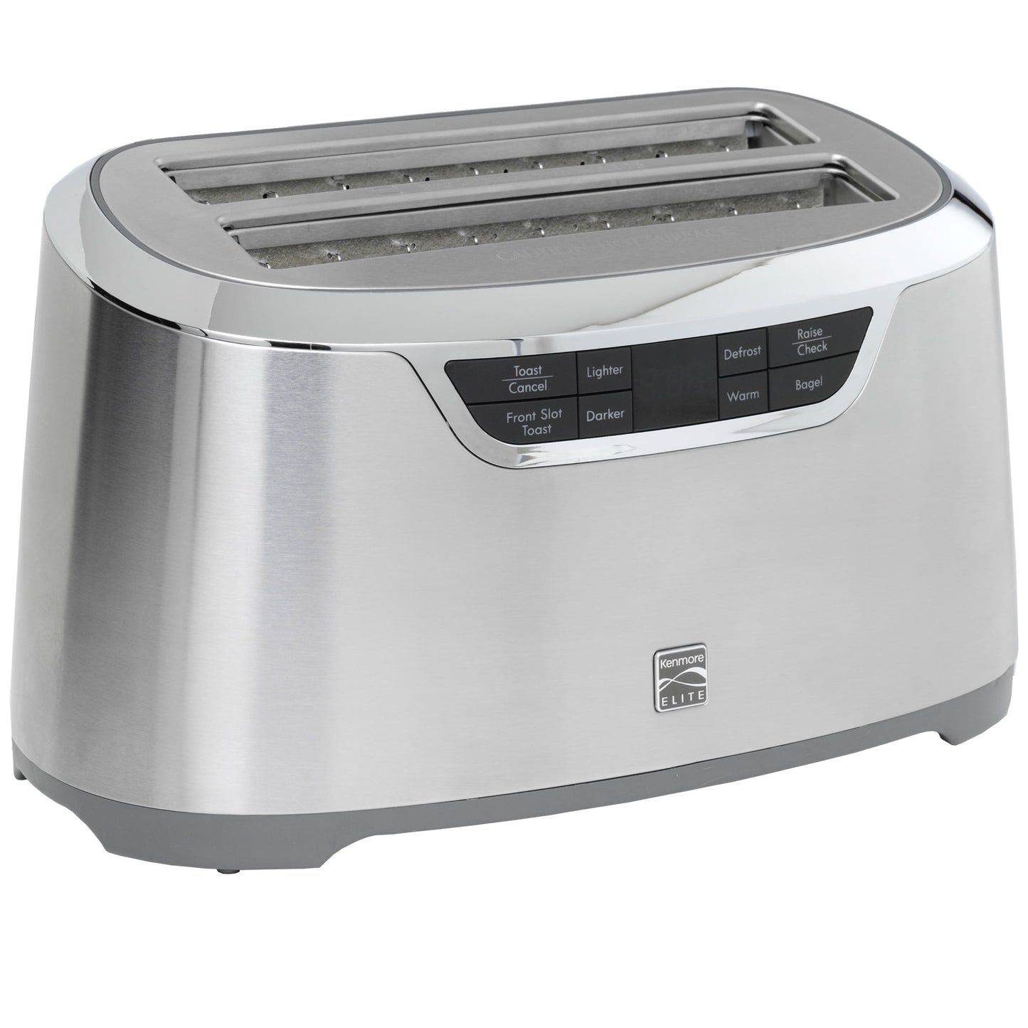 Kenmore Elite 4 Slice Toaster with Auto Lift, Digital Controls, Silver