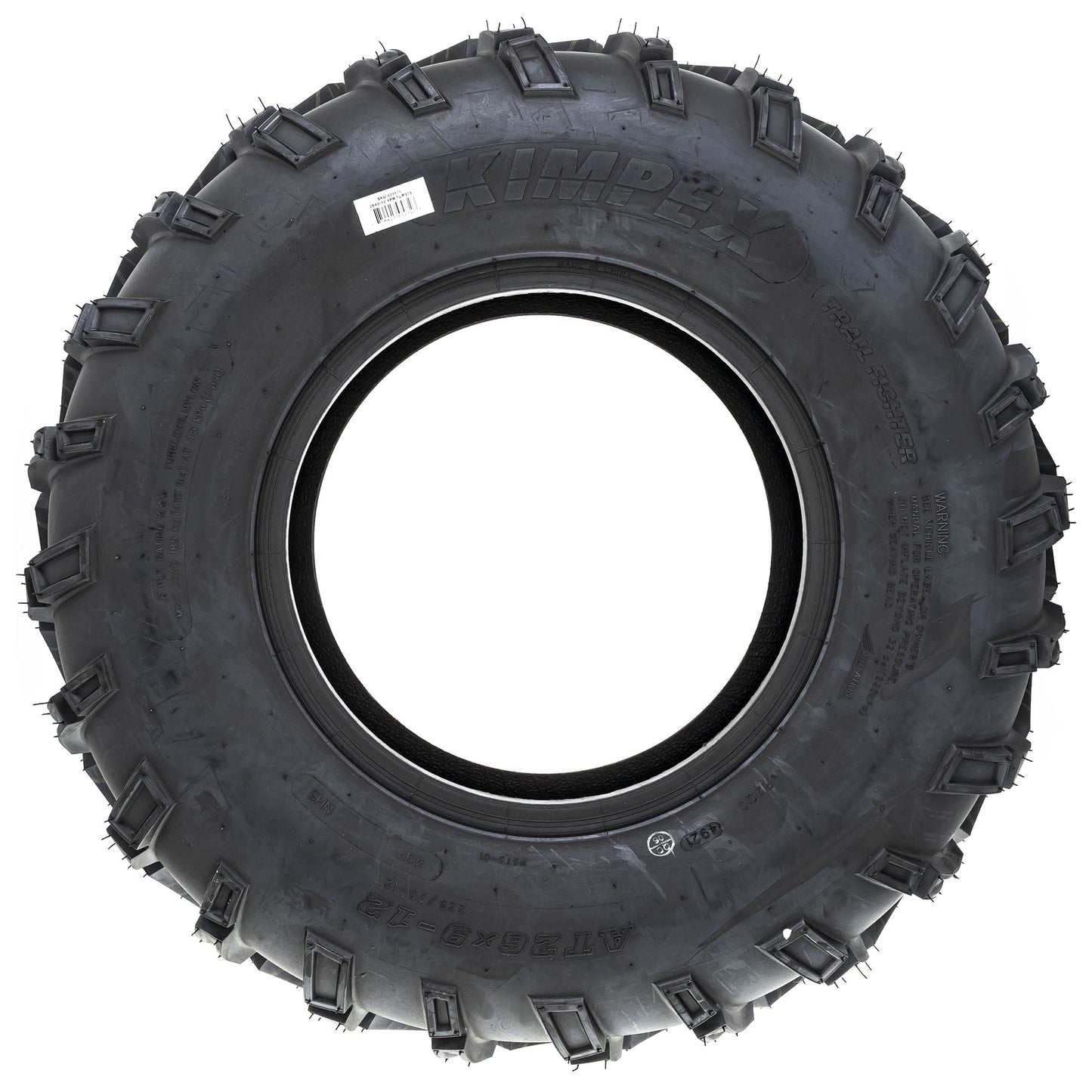 Kimpex Trail Fighter Tire 26x9-12 Front 6 Ply Tubeless All Terrain 26x9x12 #021175
