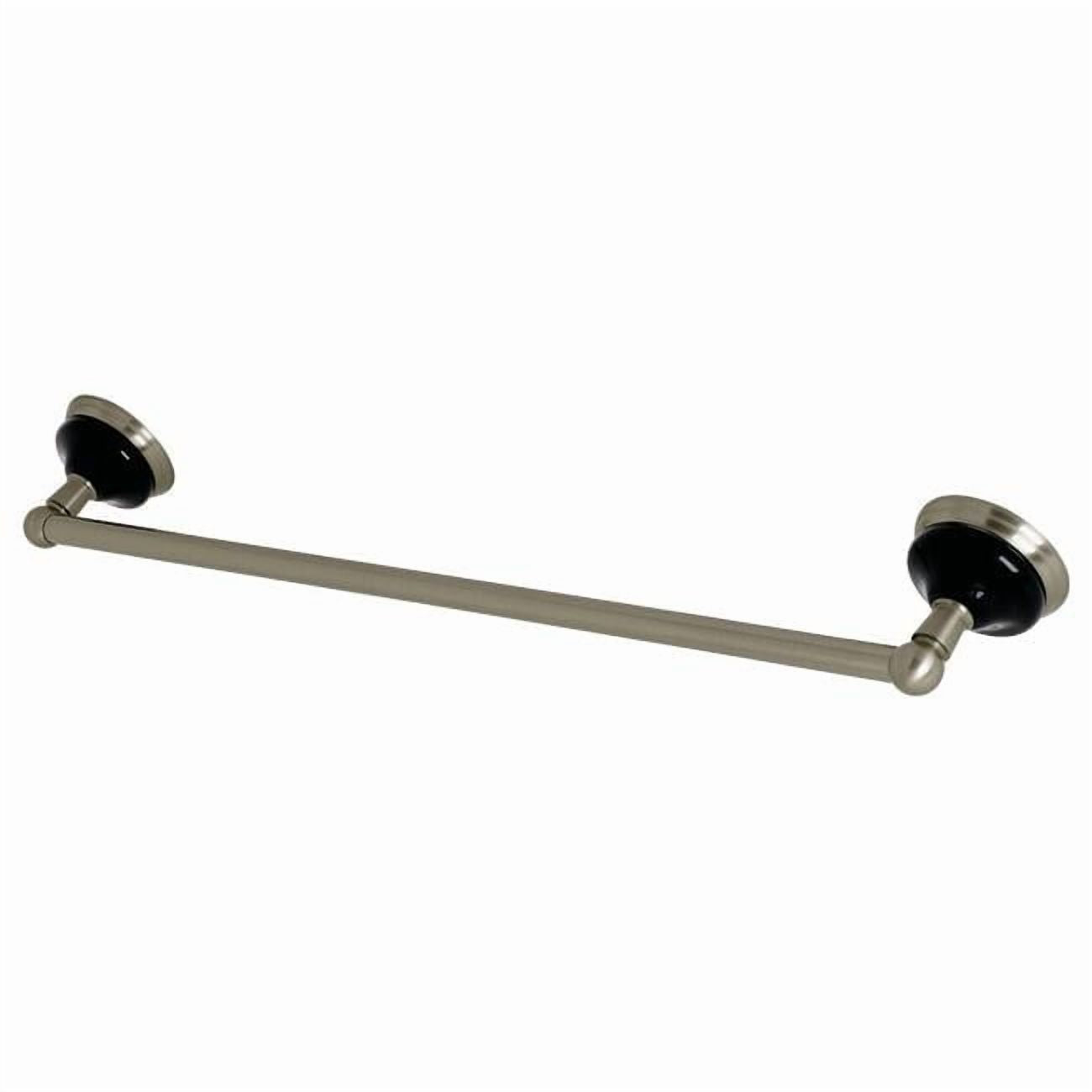 Kingston Brass BA9112BN 18 in. Water Onyx Towel Bar, Brushed Nickel