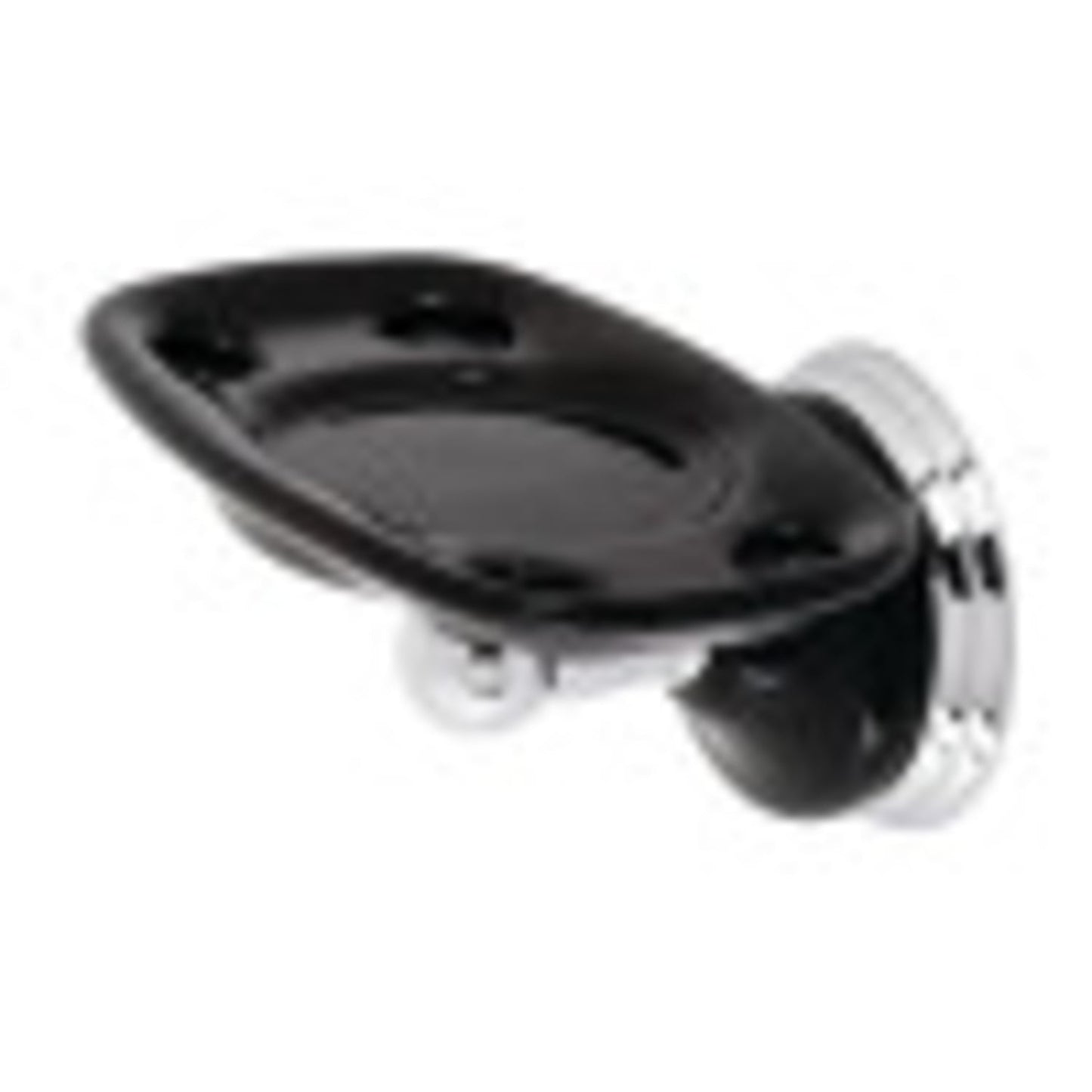 Kingston Brass Water Onyx Toothbrush and Tumbler Holder for Adults, Brass, Polished Chrome Finish