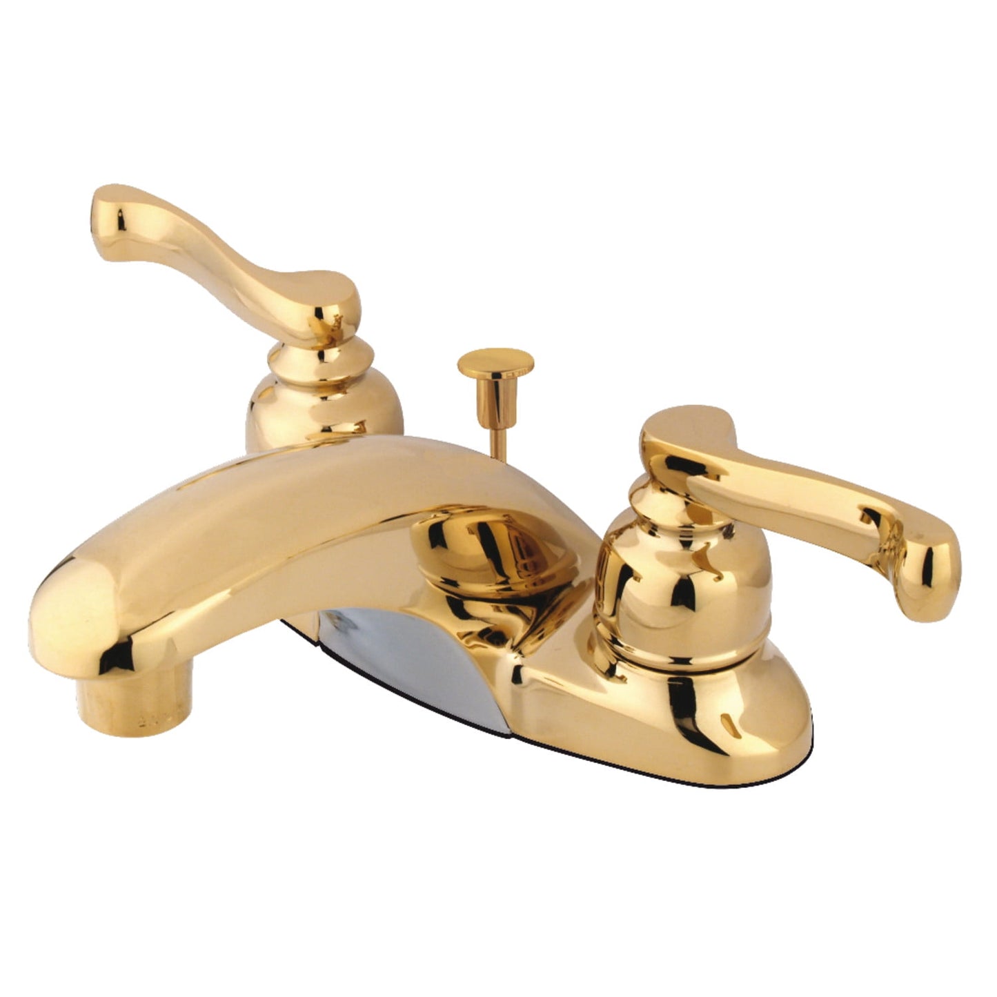 Kingston Brass GKB8622FL Water Saving Royale Centerset Lavatory Faucet, Polished Brass