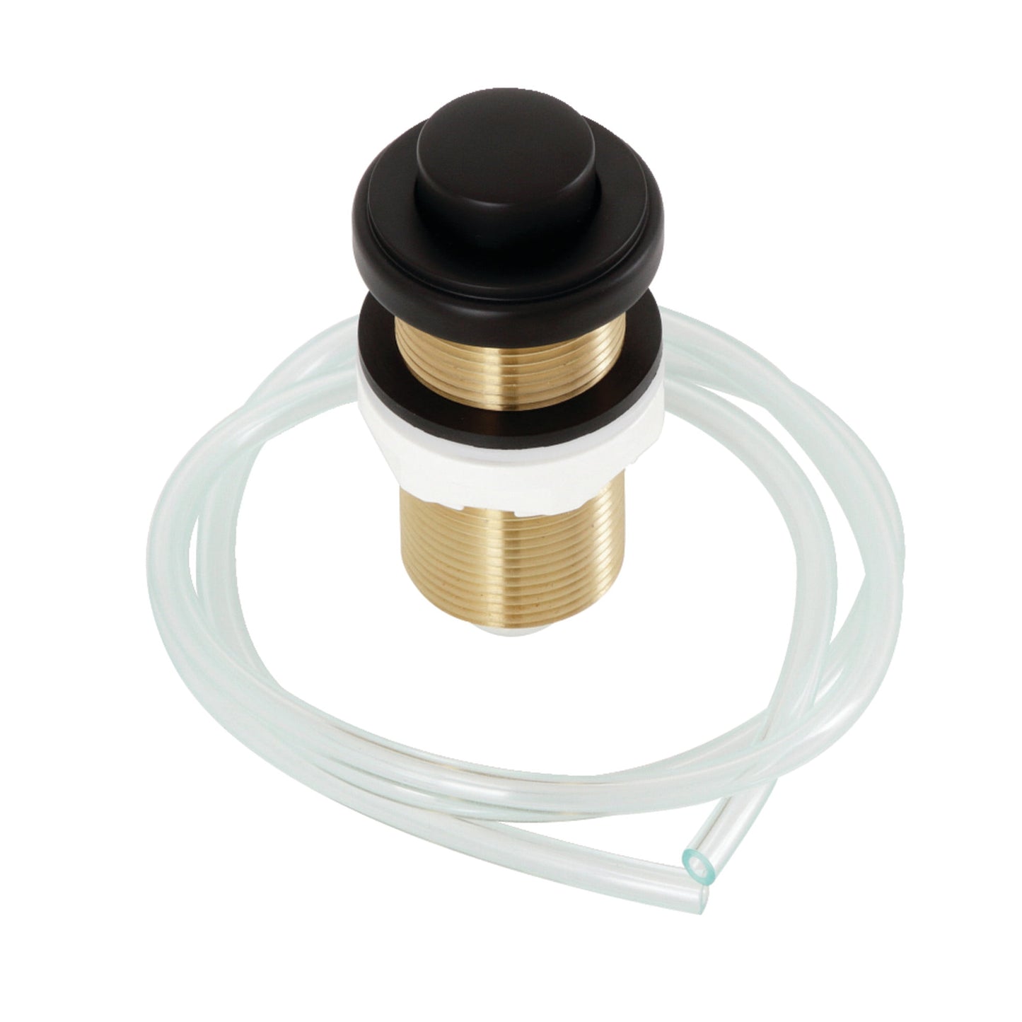 Kingston Brass KA210 Trimscape Disposal Air Switch Button in Matte Black
