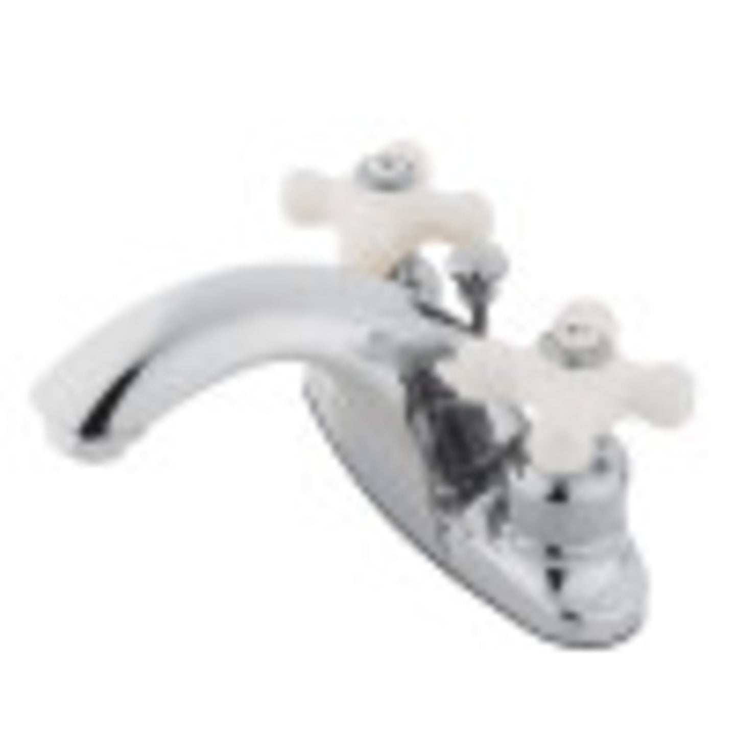 Kingston Brass KB7641PX 4 in. Centerset Bathroom Faucet, Polished Chrome