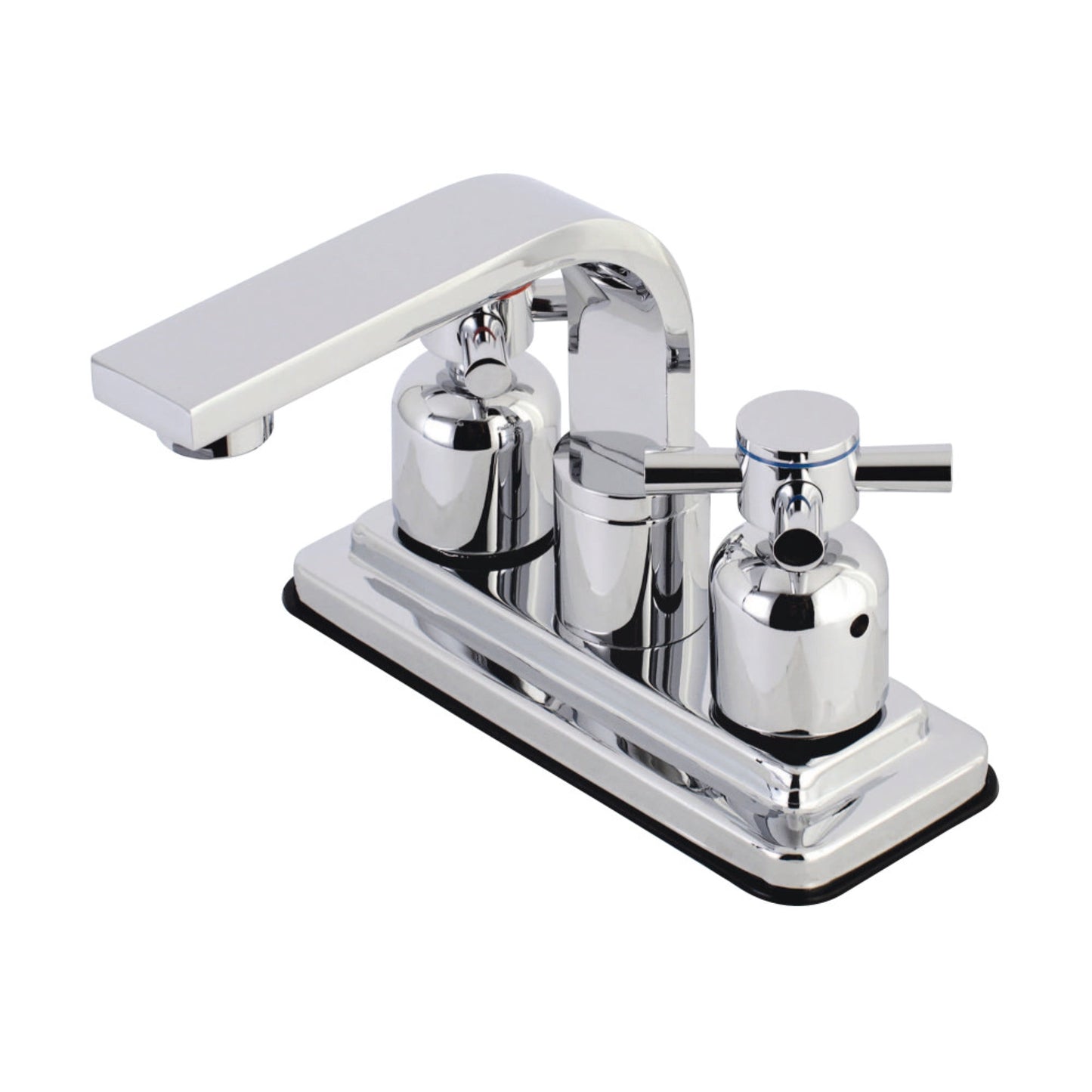 Kingston Brass KB8461DX 4 in. Centerset Mounted Bathroom Faucet, Polished Chrome