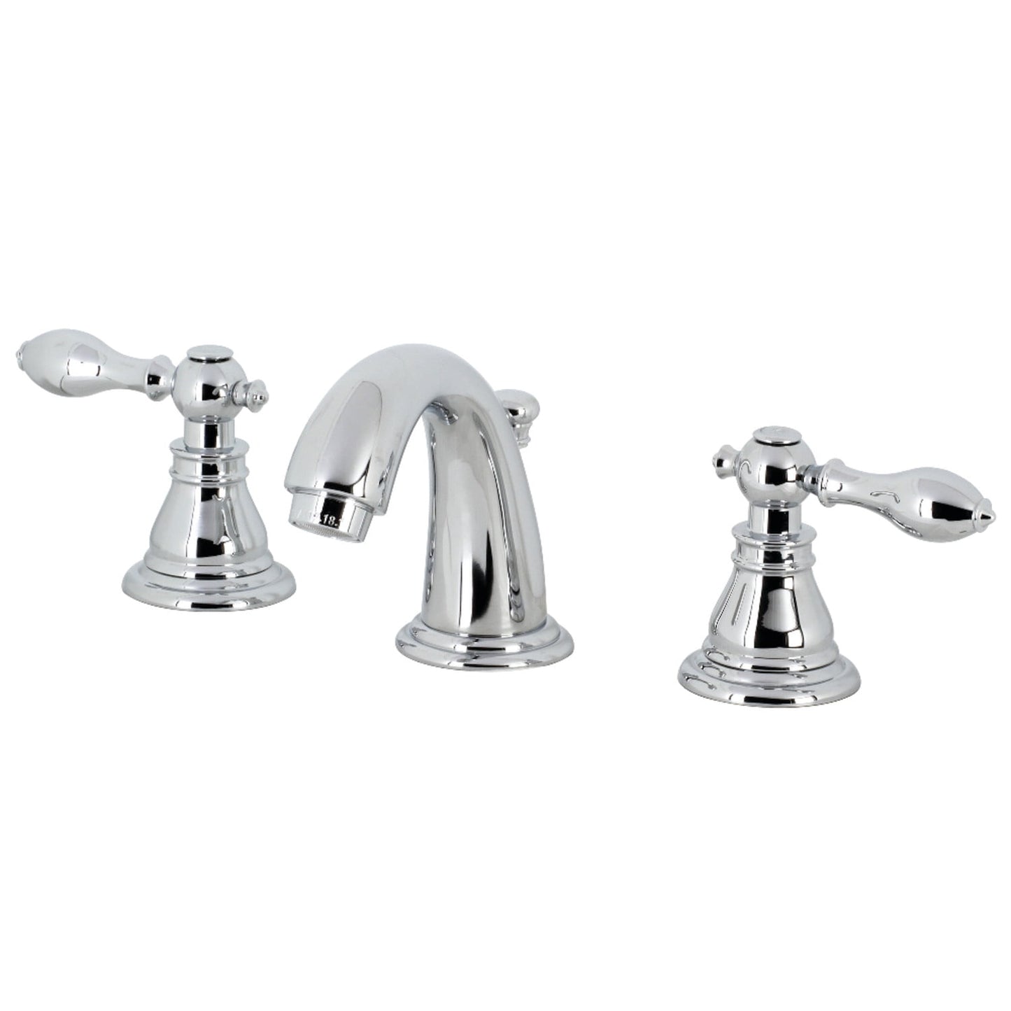 Kingston Brass Grifo de Baño Extendido KB911ACL American Classic con Emergente Minorista, Cromo Pulido