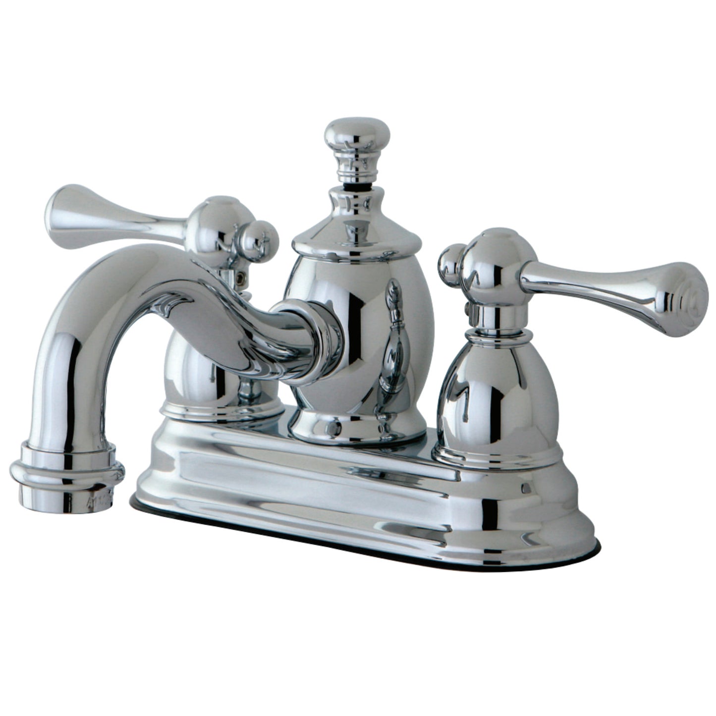 Kingston Brass KS7101BL 4 in. Centerset Bathroom Faucet, Polished Chrome