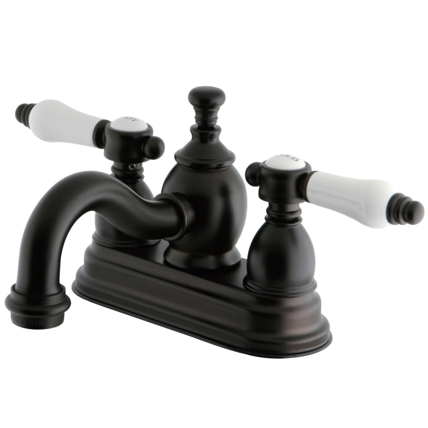 Kingston Brass KS7101BPL 4 in. Centerset Bathroom Faucet, Polished Chrome