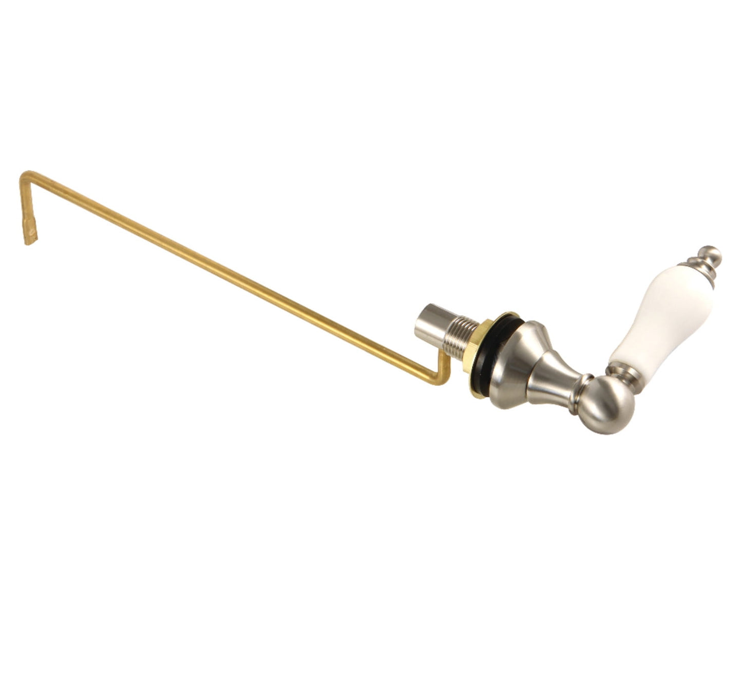 Kingston Brass KTPLS3 Victorian Toilet Tank Lever, Porcelain Handle, Antique Brass
