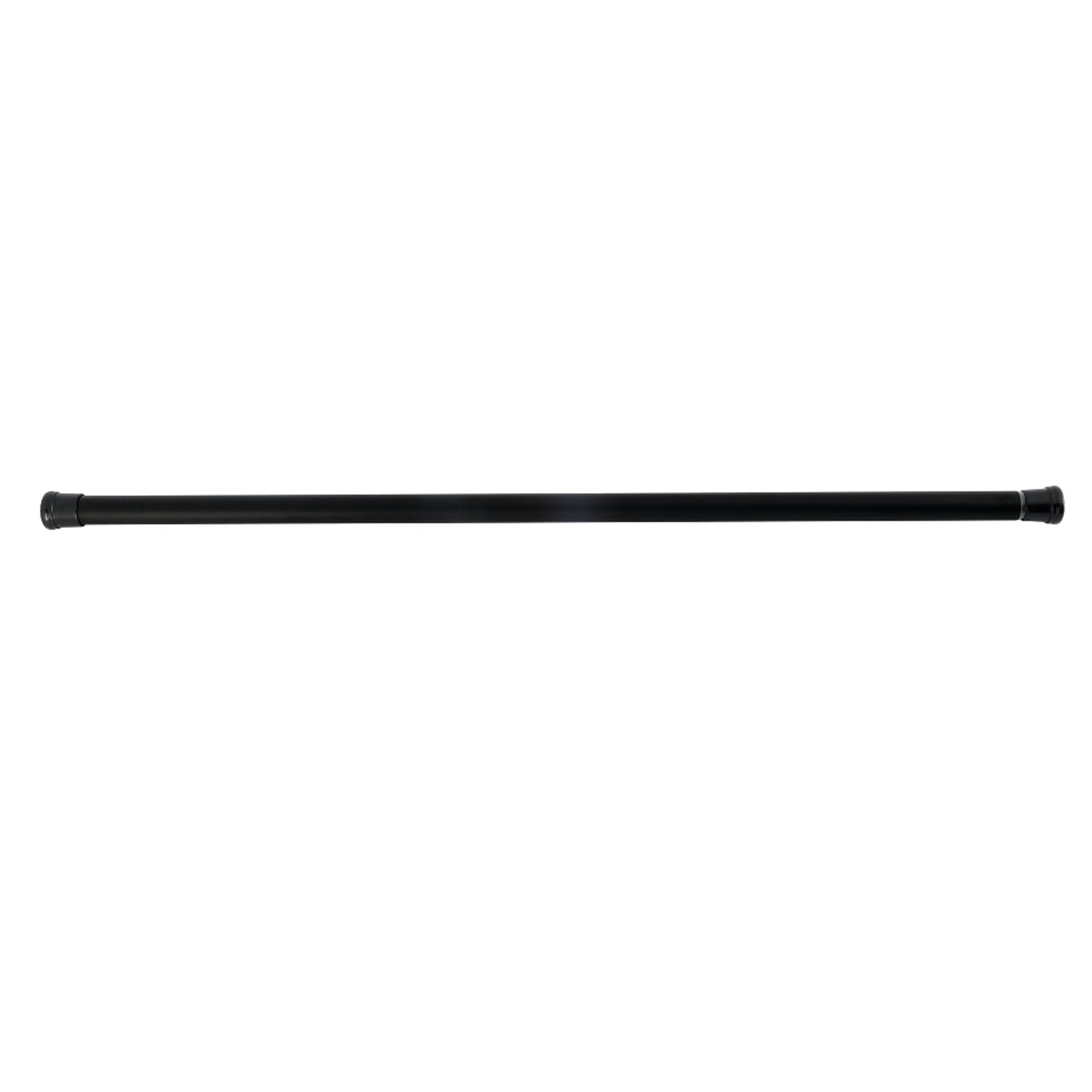 Kingston Brass SR360 Edenscape 36"-60" Stainless Steel Adjustable Tension Shower Curtain Rod, Matte Black