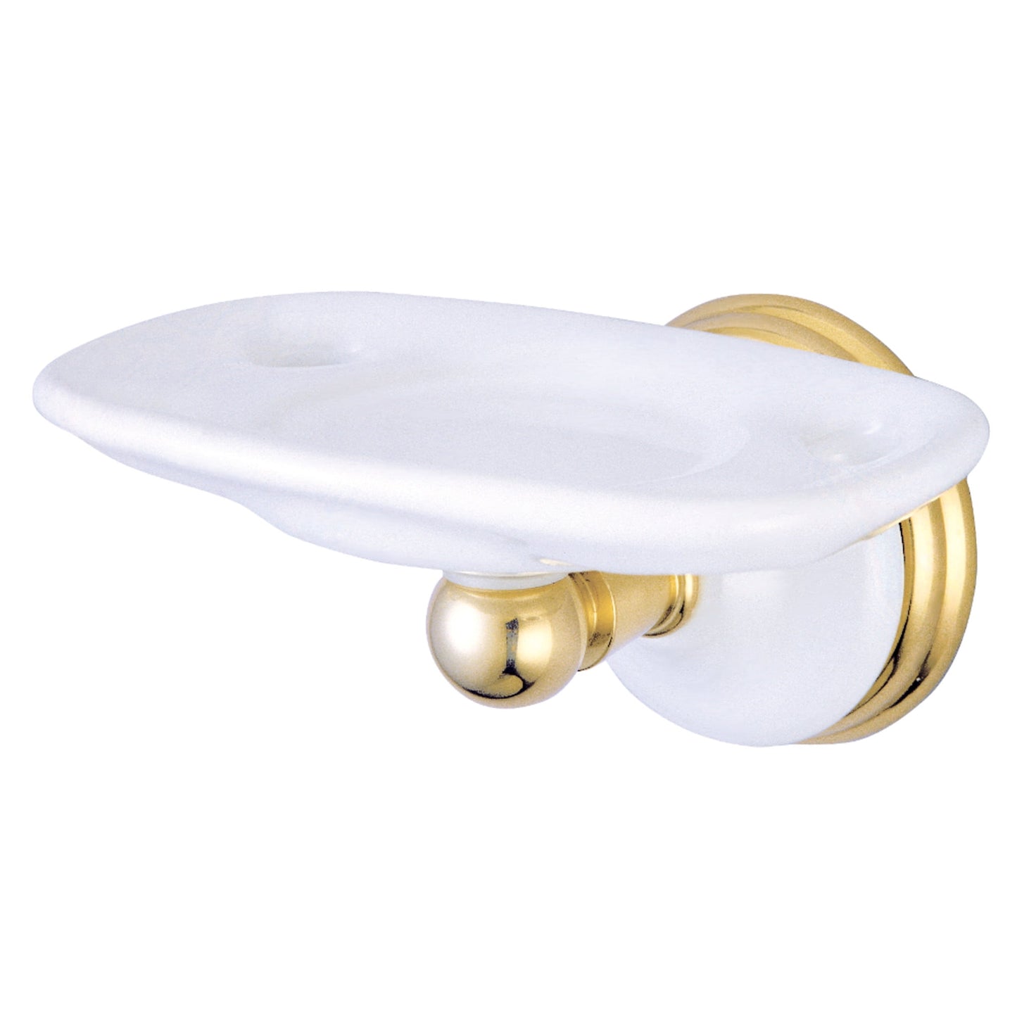 Kingston Brass BA1116PB Toothbrush and Tumbler Holder in Polished Brass