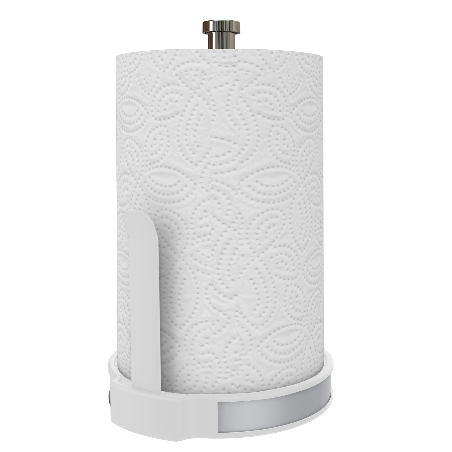 Kitchen Details Paper Towel Holder with Deluxe Tension Arm in White