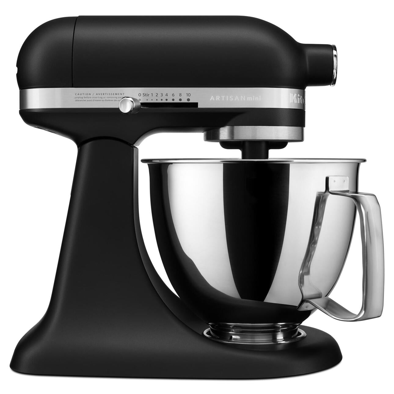 KitchenAid® Artisan® Mini 3.5 Quart Tilt-Head Stand Mixer, Black Matte, KSM3316X
