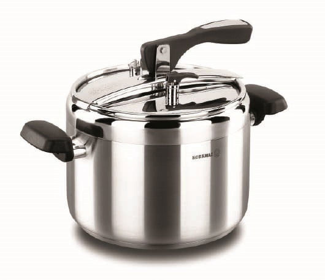 Korkmaz Turbo Stainless Steel Pressure Cooker, Rice Cooker, Silver,
