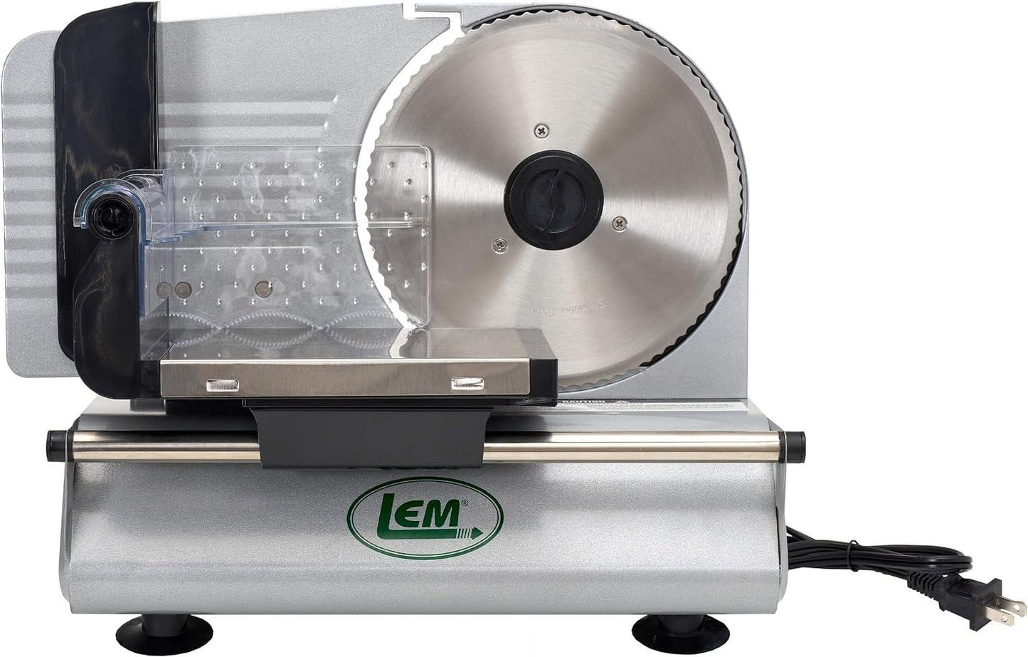 LEM Products 7 Inch Electric Meat Slicer Machine with a Stainless Steel Serrated Blade