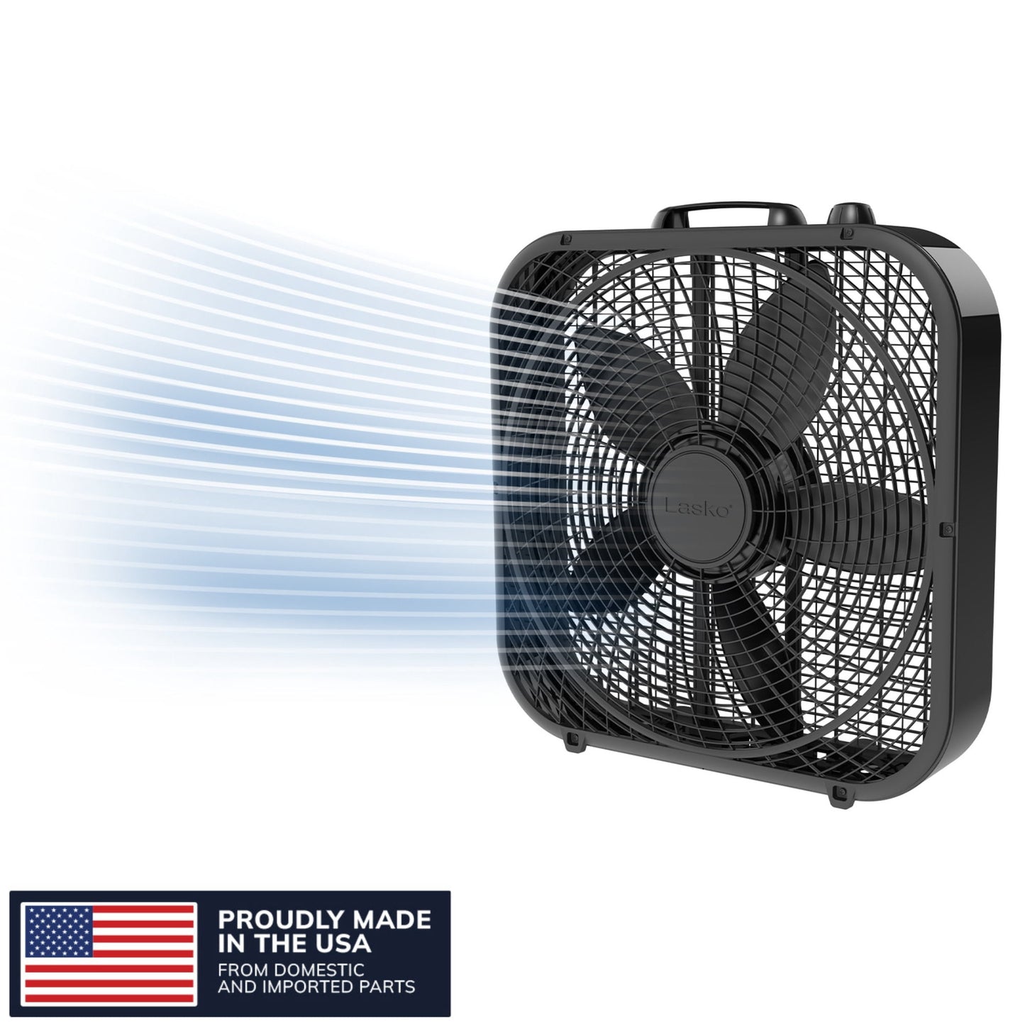 Lasko Cool Colors 20" 3-Speed Weather-Resistant Motor Box Fan B20301