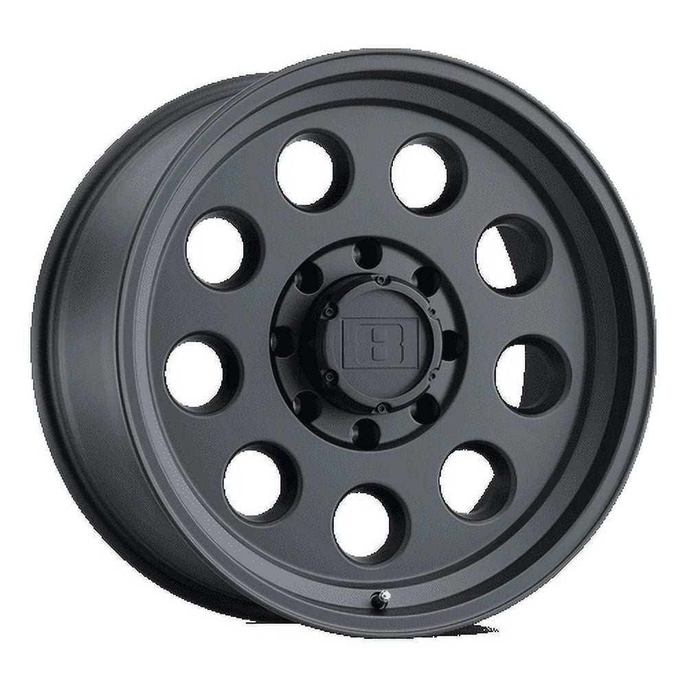 Level 8 Hauler 15X8 5X127 -30Et 78.1Cb Matte Black Wheel