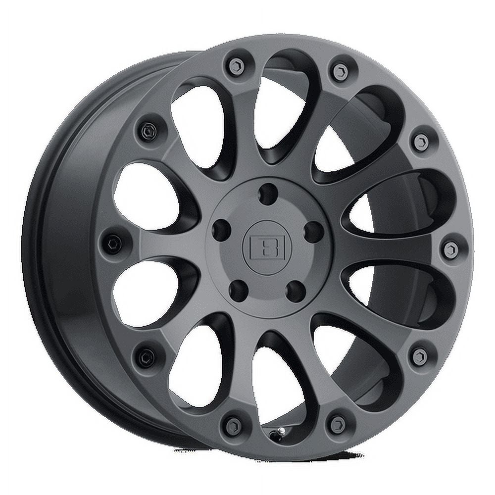 Level 8 Impact 15X8 5X127 -24Et 83.7Cb Matte Black Wheel