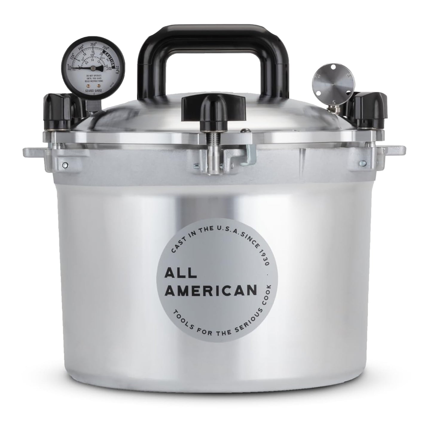 All American 10.5qt Pressure Cooker/Canner 910 Easy to Open & Close for Gas, Electric, or Flat Top Stoves