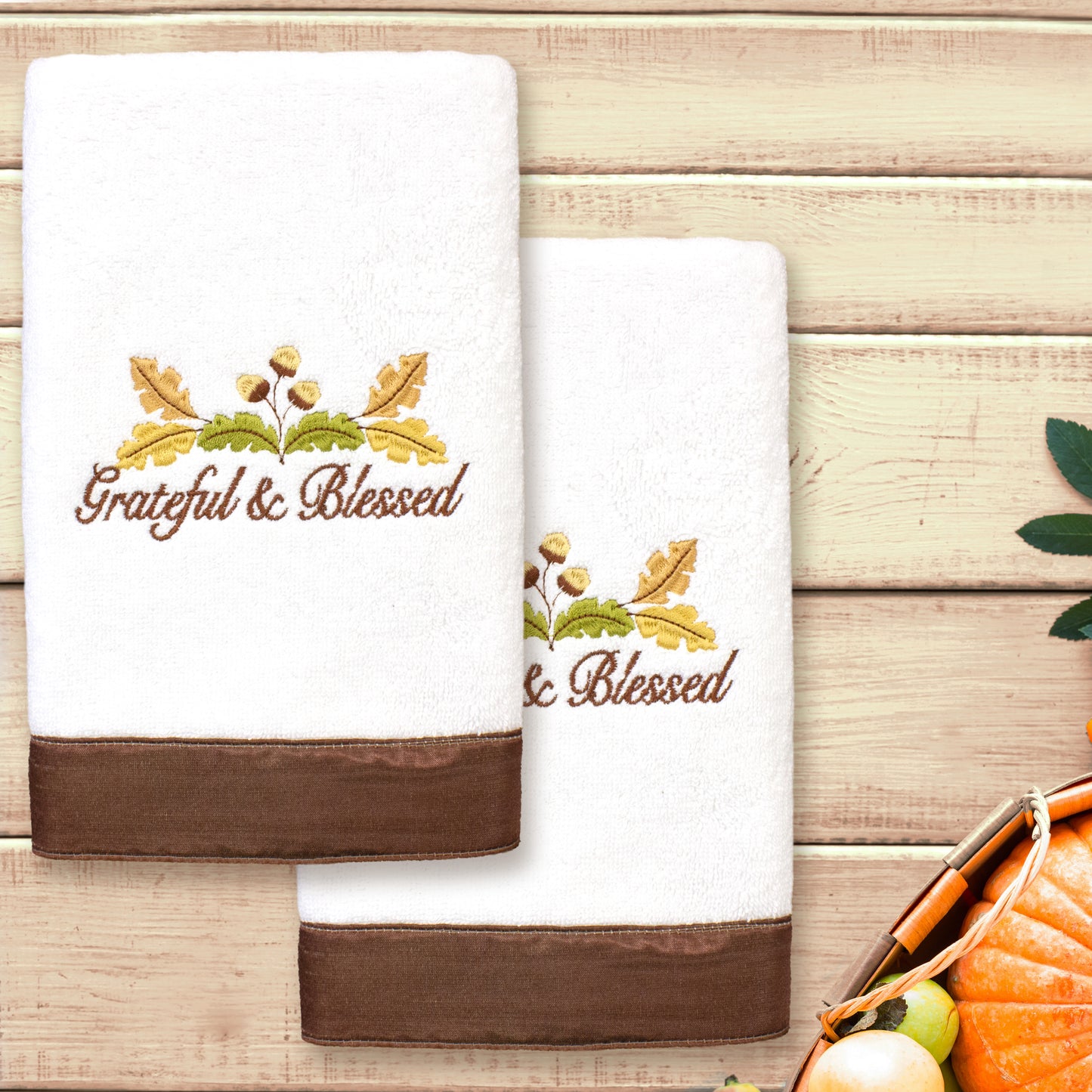 Linum Home Textiles Traditional Turkish Cotton Hand Towels, White(2 Pieces)