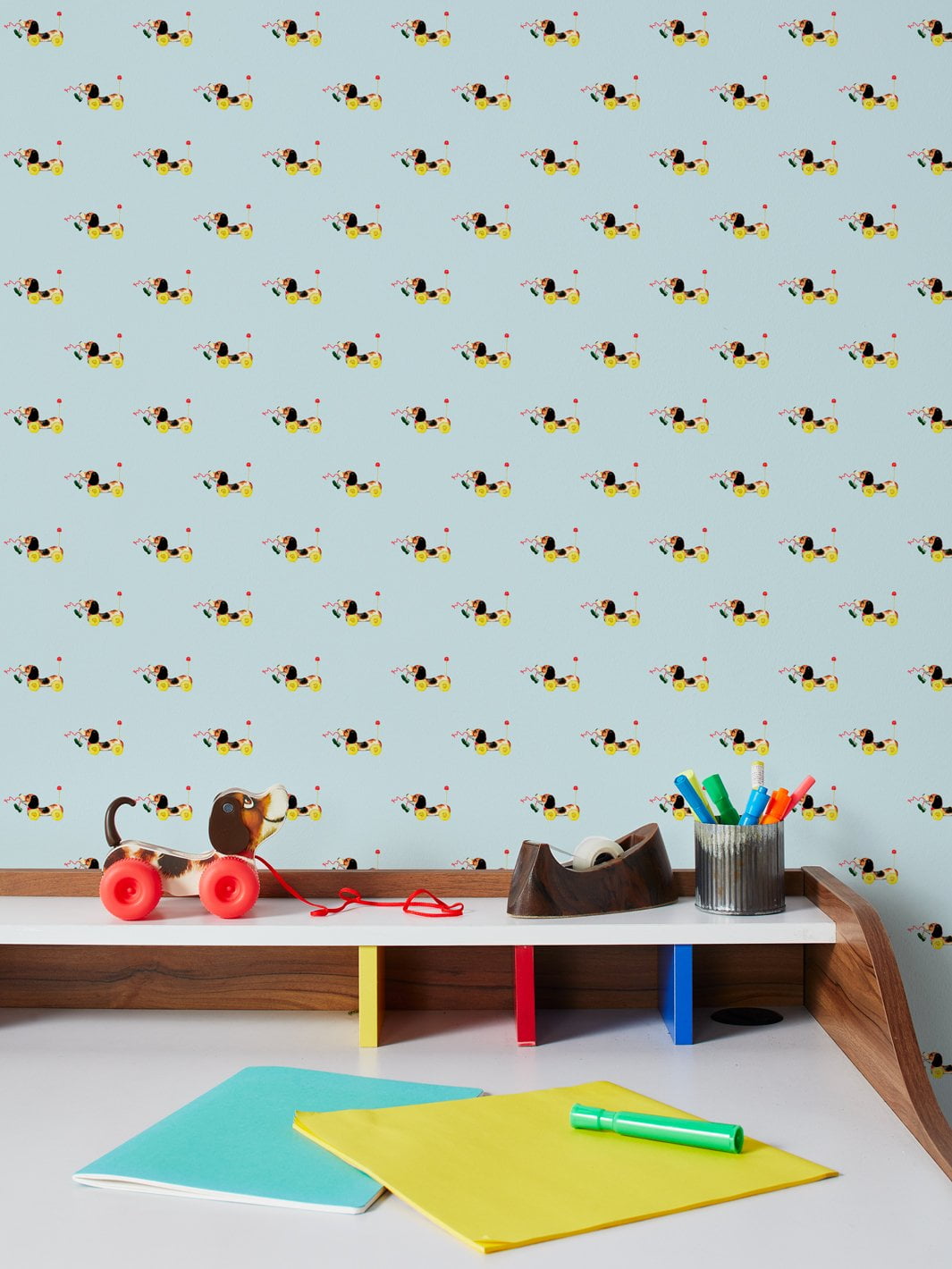 Little Snoopy Removable Vinyl Wallpaper by Fisher-Price - Sky