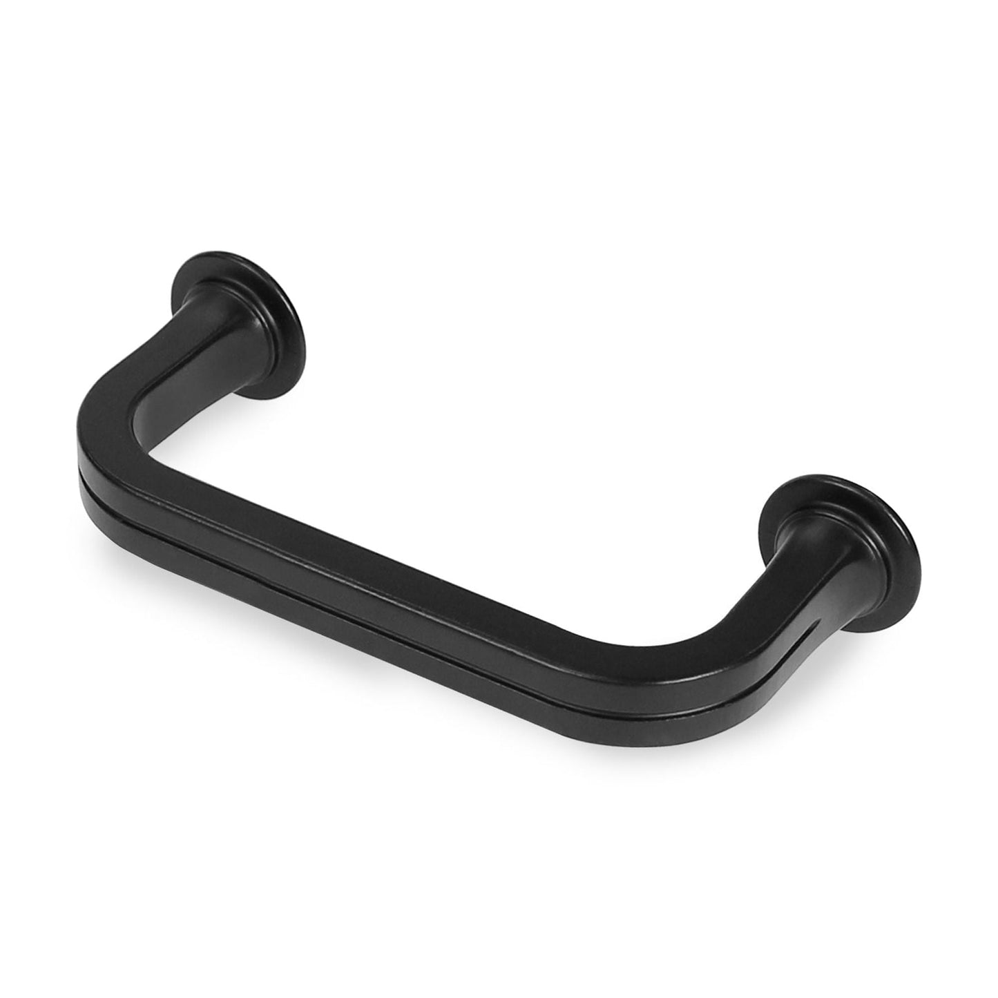 Lumi Home Furnishings Drawer Pull Classic 3" Matte Black 8-Pack