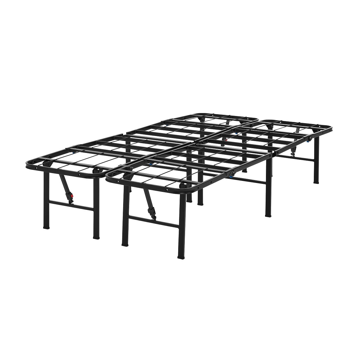 Mainstays Base de Cama de Plataforma de Acero Plegable Cuádruple de 14", Twin XL
