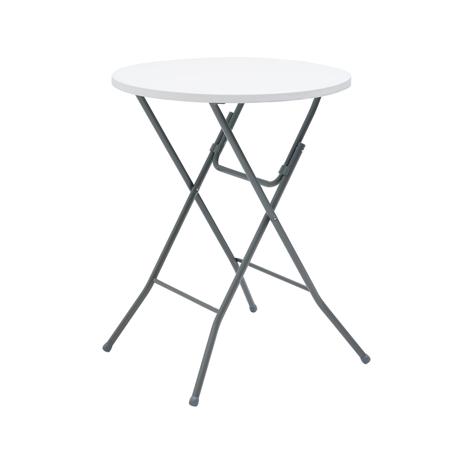 Mainstays 31" Round High-Top Cocktail Folding Table, White
