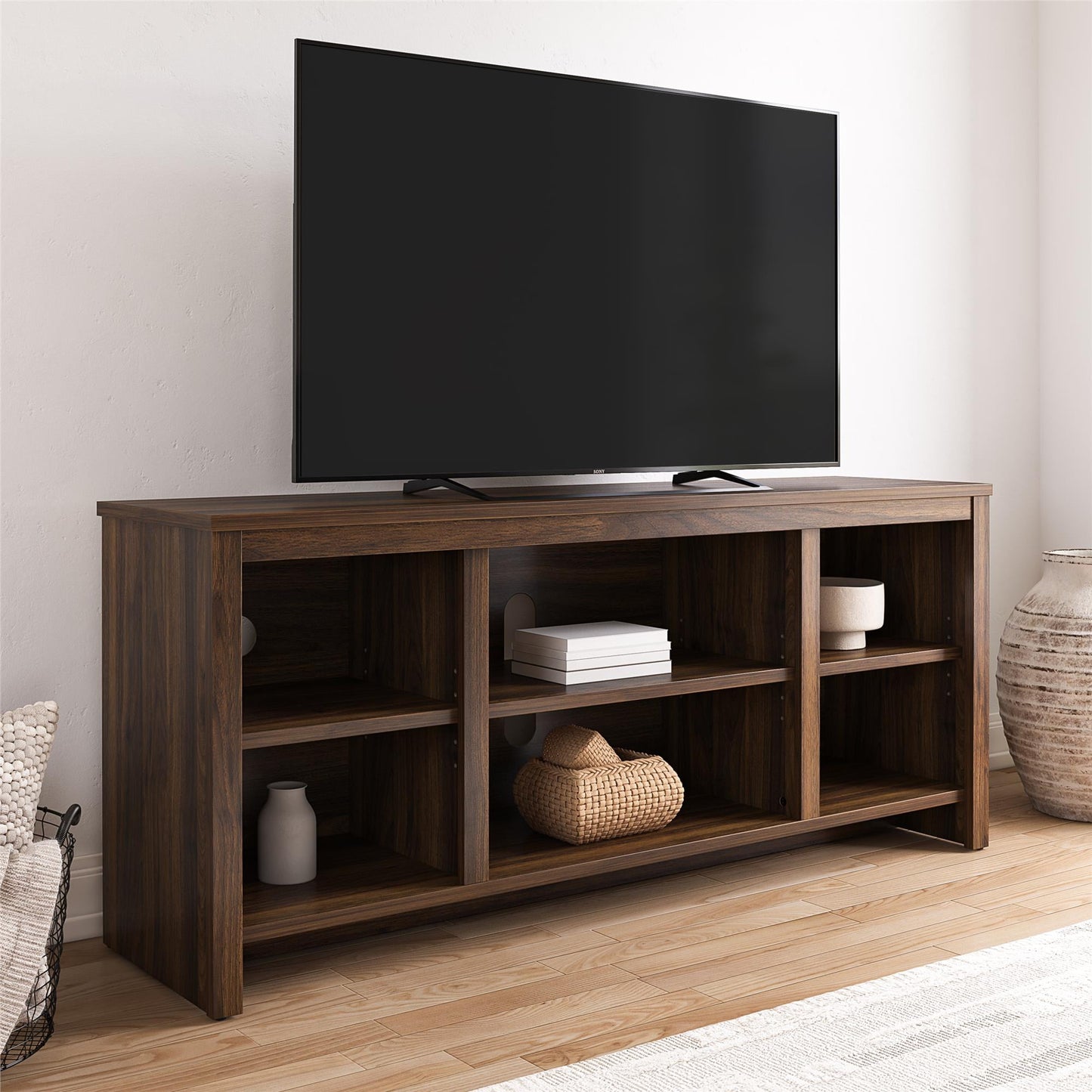 Mainstays Parsons TV Stand for TVs up to 50", Espresso