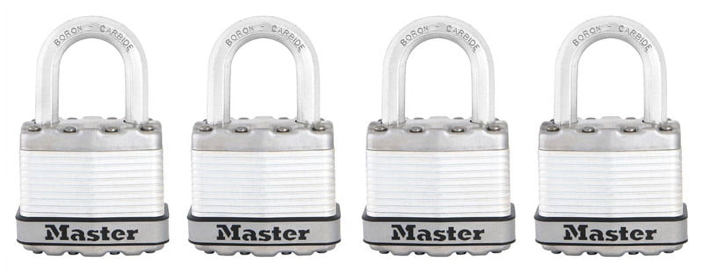 Master Lock M1XQHC 1-3/4" Magnum® Padlock 4 Count